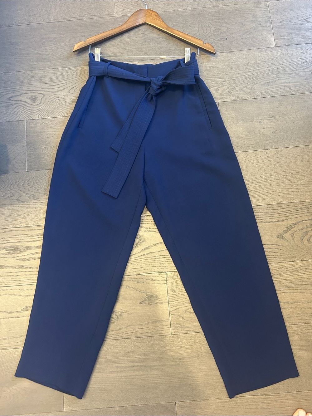 Wilfred Royal Blue Trousers with Self-Tie Belt sz. 10